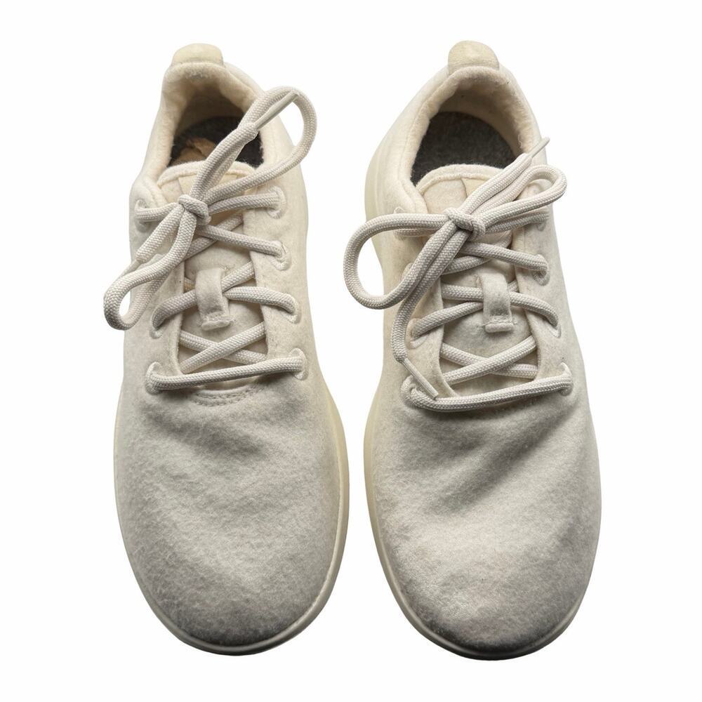 Allbirds Merino Wool Runners Lightweight Sneaker Shoes White Women's size 9